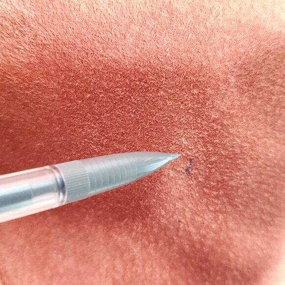 Womens Suede Shirt Jacket 1X Burnt Orange Boho Hippie Barn Chore Shacket Y2K - Picture 4 of 13